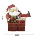 thumbnail image 3 of Colgante De Resina De Papá Noel De Navidad Adornos Navideños Decoraciones De Árboles Papá Noel En Chimenea Decoraciones Colgantes Para Vacaciones De Navidad Advancent HA038086-00, 3 of 6