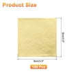 thumbnail image 2 of Uxcell 100pcs Gold Leaf Sheets, 5.5" x 5.5" Gold Foil Sheets for DIY Crafts Painting Nails Resin, 2 of 5