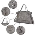 thumbnail image 5 of MMYGU Shoulder Bag for Women Retro PU Leather Crossbody Bag Large Capacity Work Messenger Satchel Hobo Ladies Tote Bag, 5 of 7