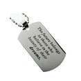thumbnail image 2 of R.H. Jewelry Personalized Hand Stamped Dog Tag Graduation Stainless Steel Pendant, Cap, Diploma, 2 of 4