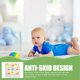 thumbnail image 4 of Alfombrilla de juego impermeable para niños, cojín de asiento, manta de camping, cojín alto para silla de comedor, lavable a máquina, poliéster, para niños y bebés, 4 of 6