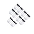 thumbnail image 2 of relayinert Empty Pet Jar with Lid Container Cosmetics for Nuts Moisturizers 10pcs 500ml 10 pcs 500ml, 2 of 2