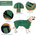 thumbnail image 4 of Albornoz de microfibra para perros, toalla con forma de pata, toalla para perros con correa ajustable, albornoz para mascotas con cierre de velcro, abrigo de albornoz para perros, 4 of 6