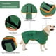 thumbnail image 4 of Albornoz de microfibra para perros, toalla con forma de pata, toalla para perros con correa ajustable, albornoz para mascotas con cierre de velcro, abrigo de albornoz para perros, 4 of 6