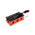 thumbnail image 2 of maskred Ensemble de Gril en Acier Inoxydable Anti-Adhésif Mini Rectangulaire Portable Anti-Rouille Pliable Bœuf Steak Barbecue Pique-Nique Poêle Rouge, 2 of 6