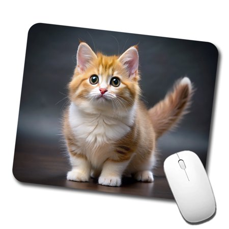 Munchkin Cat Photo Mouse Pad Low Profile Gaming Mat