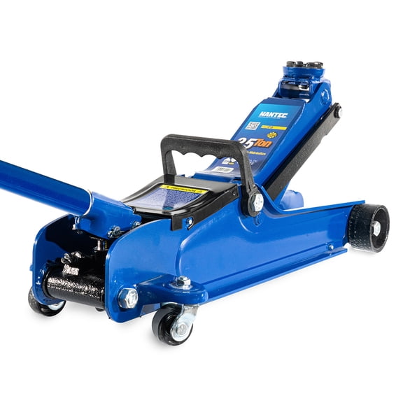 Gato Hidraulico de Patin HANTEC cama baja 2.5 Toneladas Automotriz Hantec Herramienta