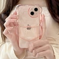 thumbnail image 5 of Bear Phone Case Compatible with iPhone 15 Plus Case, Cute 3D Pink Clear Bear Case, Shockproof Kpop Cartoon Bear Phone Case for Women Girls, 5 of 12