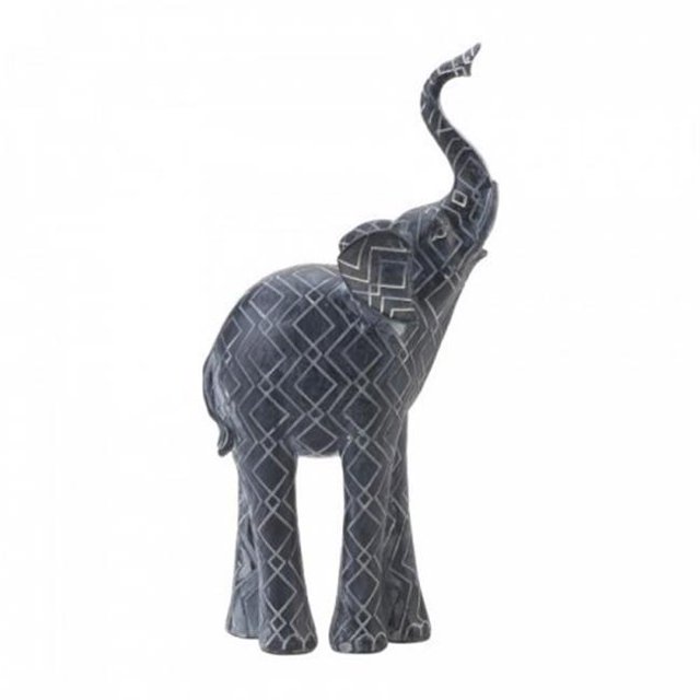 Home Locomotion 10018911 Figurine d'Éléphant Gravée