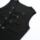 thumbnail image 5 of Top corto de mujer, chaleco delgado sin mangas con cuello en V Romacci Negro XXL, 5 of 7