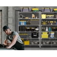 thumbnail image 4 of Garage Shelving, 6 Tier Storage Shelves Heavy Duty 6000lbs Capacity, Adjustable Metal Shelving Units with Wheels for Garage, Basement 72"x48"x18", 4 of 7