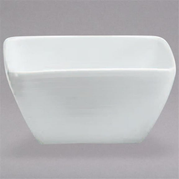 Oneida R4570000711S 19 oz Square Porcelain Bowl, Bright White