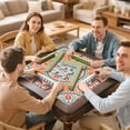 thumbnail image 7 of Mandala Mahjong Mat for Table, 31.5*31.5in Anti Slip American Mahjong Table Cloth, Noise Reduction, Neoprene Mah jongg Mat with Carrying Bag & 3 Dices, Mahjong Accessories Gift, Board Tile Games Mats, 7 of 7