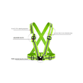 thumbnail image 2 of 1pc High Reflective Elastic Suspender, Unisex Cycling Running Outdoor Sports Protective Gear, 2 of 3
