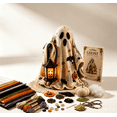 thumbnail image 3 of Patchwork Ghost Sewing Craft Kit for Adults Beginners, Halloween DIY Handmade Decor Set with Full Accessories, Relaxing Project for Sewing Lovers & Craft Enthusiasts (Lamp), 3 of 8