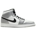 thumbnail image 3 of Jordan 1 Mid Light Smoke Grey Mens Style : 554724-092, 3 of 5