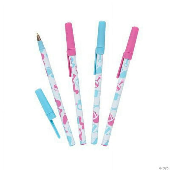 Baby Shower Stick Pens, Baby, Stationery, 24 Pieces