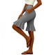 thumbnail image 2 of Pantalones de Mujer Traje Versátil Color Sólido Cinco Paneles Flare Yoga Pantalones Deportivos Casuales, 2 of 9