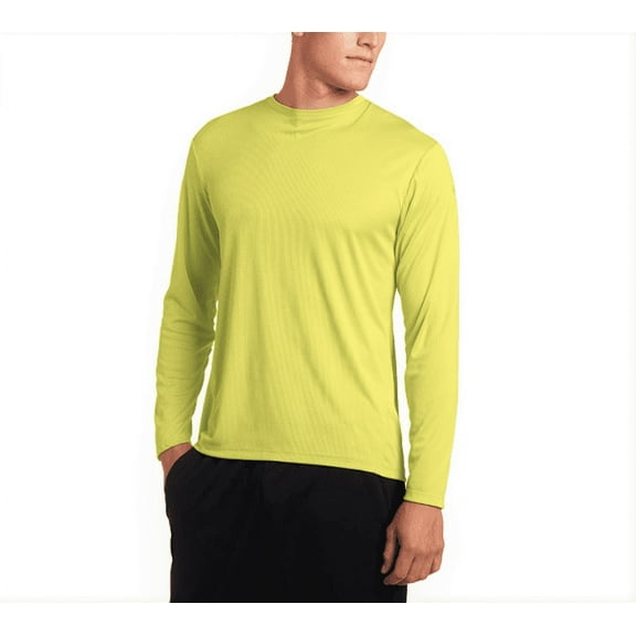 ASICS Men's Core MR1106 Electric Lime Long Sleeve Top, Sz. 2XL