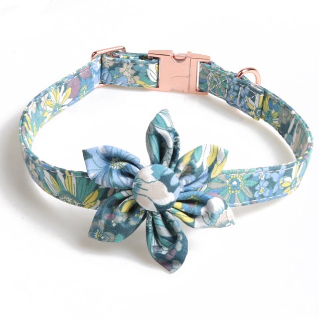 Lindo conjunto de collar y diadema para perro, hebilla de liberación rápida ajustable, suave y cómodo