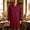 Wine, variant on Mens Long Lab Coat Work Smock Durable Button Front Multi Pocket Protective Uniform Jacket