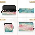 thumbnail image 5 of Hair Tool Organizer Bag with Heat Resistant Mat Removable Travel Storage Case for Hot Air Brushes Curling Irons Flowing Geological Textures, 5 of 8
