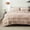 11 Dusty Pink, variant on U by Bedsure King Size Comforter Set - 7 Pieces King Bedding Sets All Season Bed Set, Grey White Striped Bed in a Bag with Comforter, Sheets, Pillowcases & Shams