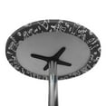 thumbnail image 7 of SEANATIVE 24 x 24 Inch Cocktail Table Topper Covers Small Round Table Cloth with Elastic Fit Washable Table Cloth Decorative Table Topper for Bar Pub Party, Mocha Pot Coffee Time Print, 7 of 7