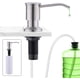 thumbnail image 1 of Dispensador de jabón incorporado, dispensador de jabón para fregadero de cocina de acero inoxidable, dispensador de jabón incorporado con botella de 500 ml y juego de extensión de 1,0 m,, 1 of 5