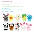 thumbnail image 5 of Clearance : LEORX 10pcs Cartoon Animal Finger Puppets Soft Velvet Dolls Props Toys (Random Pattern), 5 of 5