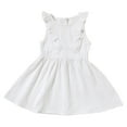 thumbnail image 2 of YWDJ Big Girls Party Dresses Childrens Dress Skirt Girls Clothing Small And Medium-sized Girls Performance Puffy Little Girl Princess Skirt 2-6Years White 3Y, 2 of 6