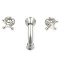 thumbnail image 4 of Novatto NBF-W03BN RIA Two Handle Wall Mount Bathroom Faucet in Brushed Nickel, 4 of 4