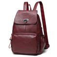 thumbnail image 1 of Mochila de mujer Mochila de viaje de color puro casual de moda Mochila de estudiante, 1 of 8