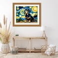 thumbnail image 3 of Stephen Chambers 24x20 Gold Ornate Wood Framed With Double Matting Wall Art Titled - Dachshund 1, 3 of 6