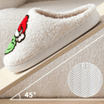 thumbnail image 2 of BERANMEY Christmas Slippers for Womens Plush Warm Cute Slippers Womens Mens Fuzzy House Slippers Christmas Gifts For Girls Women Girlfriend, 2 of 11