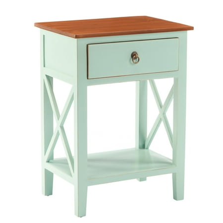 Porthos Home Bedside Night Stand Side Table With Storage Drawer And Stand Side Table With Storage Drawer And Shelf The Perfect Stylishly Designed Addition For Bedroom Living Room Or Conservatory Size 14 X 19 26 Inch