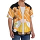 thumbnail image 2 of Fotbe Sunflower Gnomes 2 Camisa Estampada de Manga Corta para Hombre, Casual de Verano, Estilo Playero, Sin Arrugas-4X-Large, 2 of 5