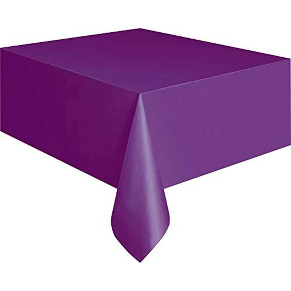 Nappe en Plastique Violet Foncé, 108 x 54 Po