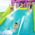 thumbnail image 1 of Kahuna Mega Blast Inflatable Backyard Kiddie Pool and Slide Water Park  (2 Pack), 1 of 5