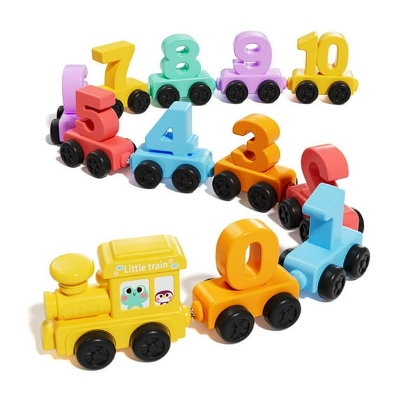 Magnet Number Train Set for Toddlers 1-6 Years Old - Counting Toy, Learnin
