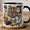 Black, variant on Dad Fix It Mug, 2D Flat Mug Gift for Handy Dad, Father’s Day Coffee Cup