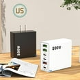 thumbnail image 2 of USB C Plug Fast Charge, 6-Port 200W Multi USB Charger Plug, Multi-Port Mobile Phone Charger, for Tablet Charger, 2 of 9