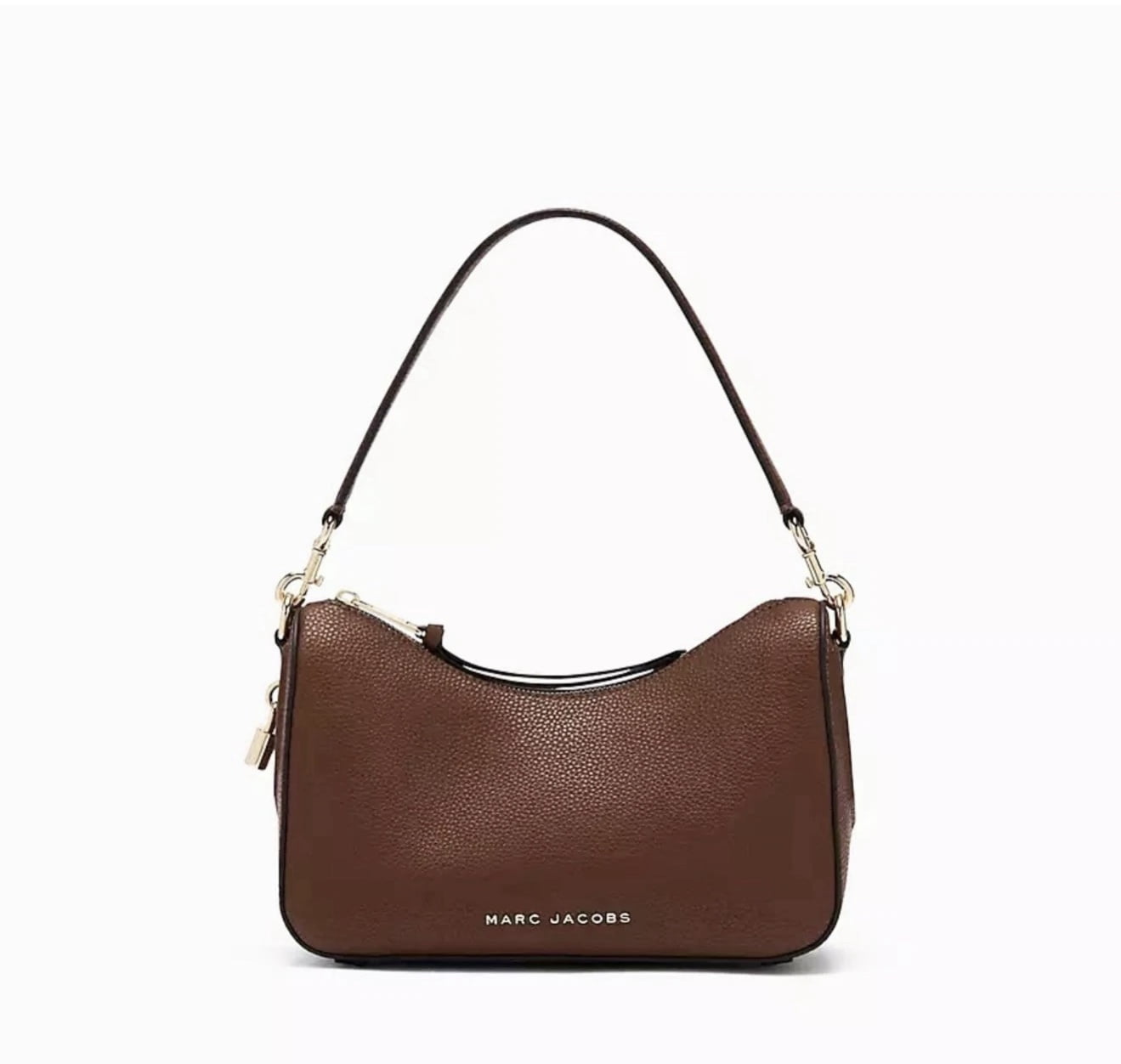 Marc Jacobs Micro Grind Leather Crossbody Bag Smoke Almond
