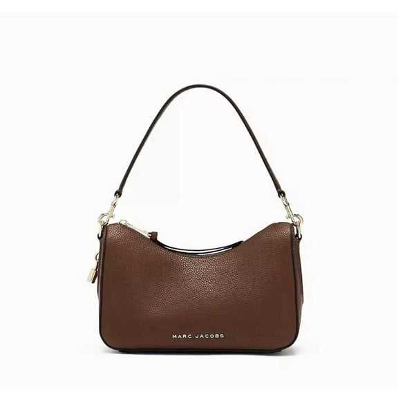 Marc Jacobs Drifter Small Convertible Shoulder Bag Pebbled Leather Cognac