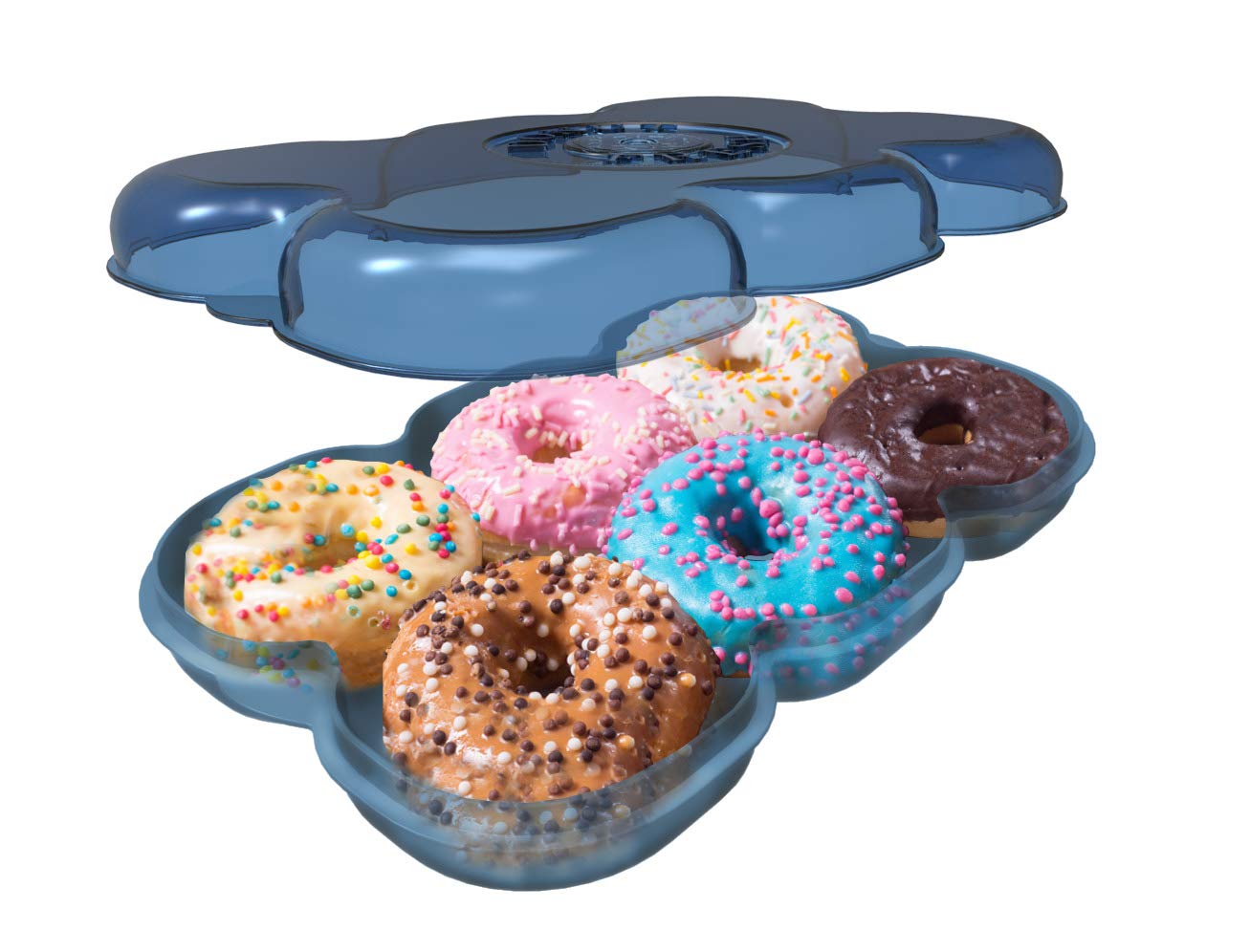 Donut Fresh Container 6 Fresh Donut Keeper & Airtight Storage