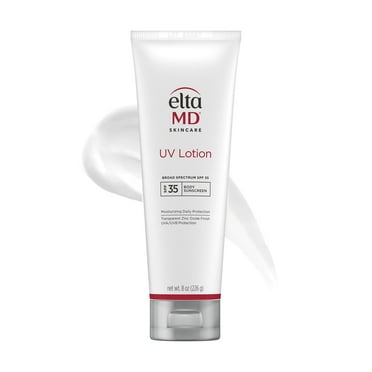 EltaMD UV Lotion Body Sunscreen, SPF 30  Sunscreen Lotion, Made with Zinc Oxide and Hyaluronic Acid, 7.0 oz Pump