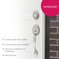 thumbnail image 5 of Design House Coventry 2-Way Door Handleset with Springdale Interior Lever and Single Cylinder Deadbolt, Satin Nickel, 5 of 15