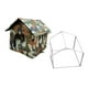 thumbnail image 5 of Casa para gatos de exterior, impermeable, fácil de montar, cálida, con diseño de para puerta, suministros para mascotas, refugio para gatos M, 5 of 8