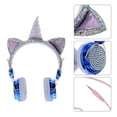 thumbnail image 1 of WHAMVOX 1Pc Cartoon Children Headset Blue Plastic Durable for Entertainment, 1 of 8