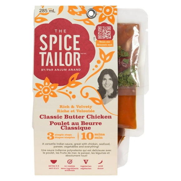 CLASSIC BUTTER CHICKEN 285 ml, rich & velvety